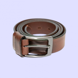 Leather Belt with Pin Buckle